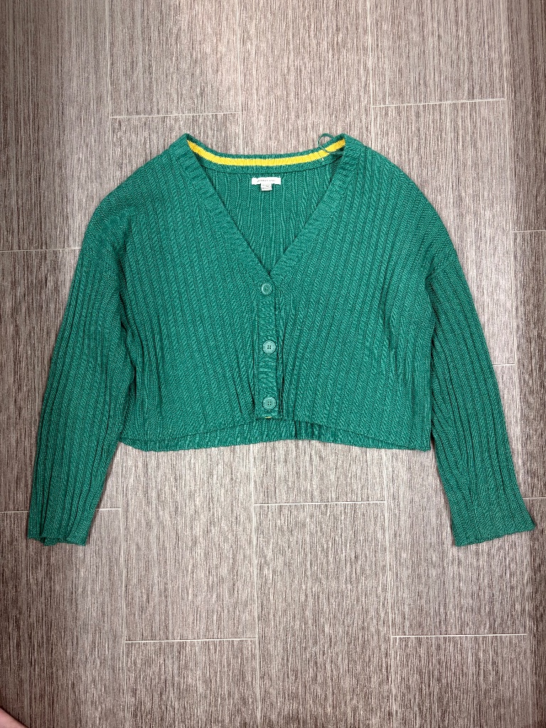 American Eagle Green Cardigan